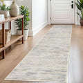 2x8 Modern Abstract Runner Rug for Hallways, Non-Shedding Washable Rug for by SiiloomRug