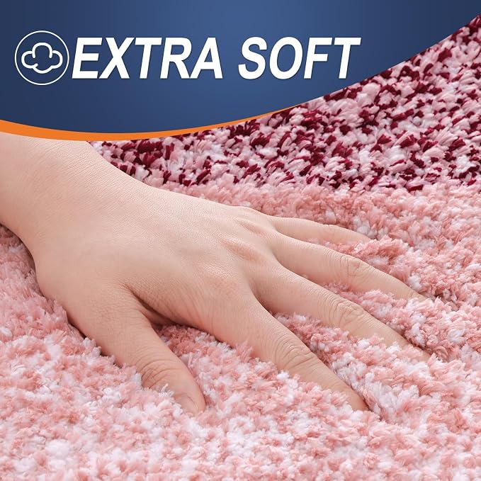 OLANLY Bathroom Runner Rugs 44x24, Extra Soft Absorbent Microfiber Bath Rugs - Image 2