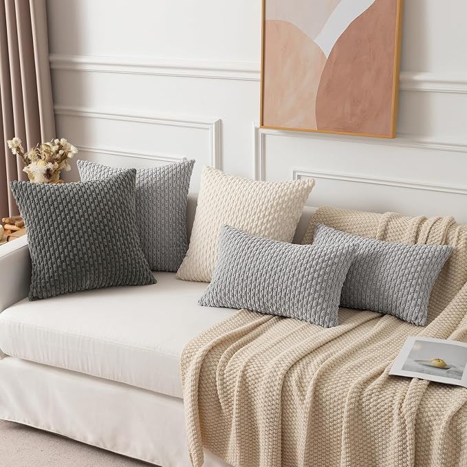 Kevin Textile 12x24 Inch Pillow Cover 1 Pack Boho Decorative Soft Striped - Image 6