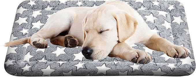 4 Pcs Washable Dog Bed Plush Orthopedic Outdoor Crate Mat - Image 5