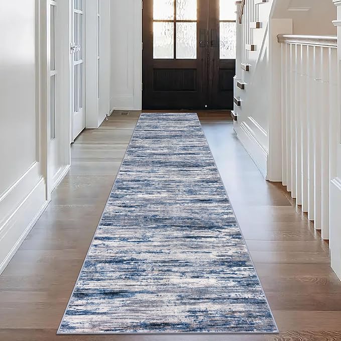 2.6x14 Modern Abstract Runner Rug - Image 2