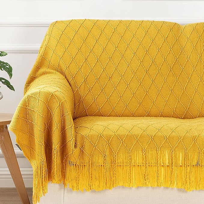 inhand Knitted Fall Throw Blanket - Image 9