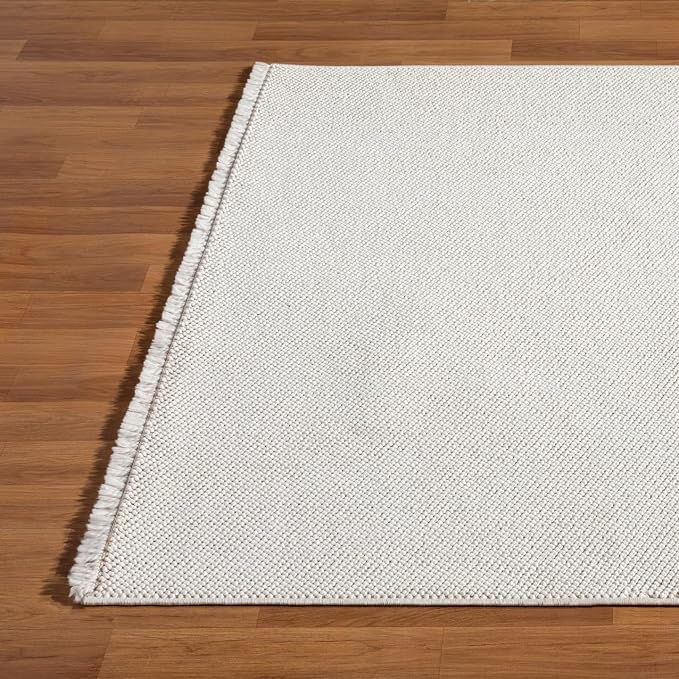 LUXE WEAVERS Stella Collection 246 Cream 8x10 Modern Abstract Area Rug - Image 7