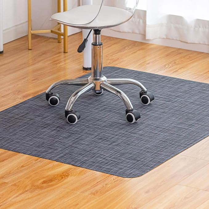 Office Chair Mat for Hardwood Floor Under Desk Computer Rolling Chair Mat for by BAROYAL