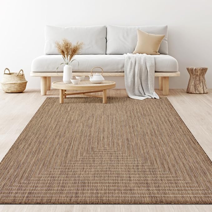 Adiva Rugs Outdoor Indoor Area Rug, Weather Resistant, Stain Resistant Floor Mat - Image 8