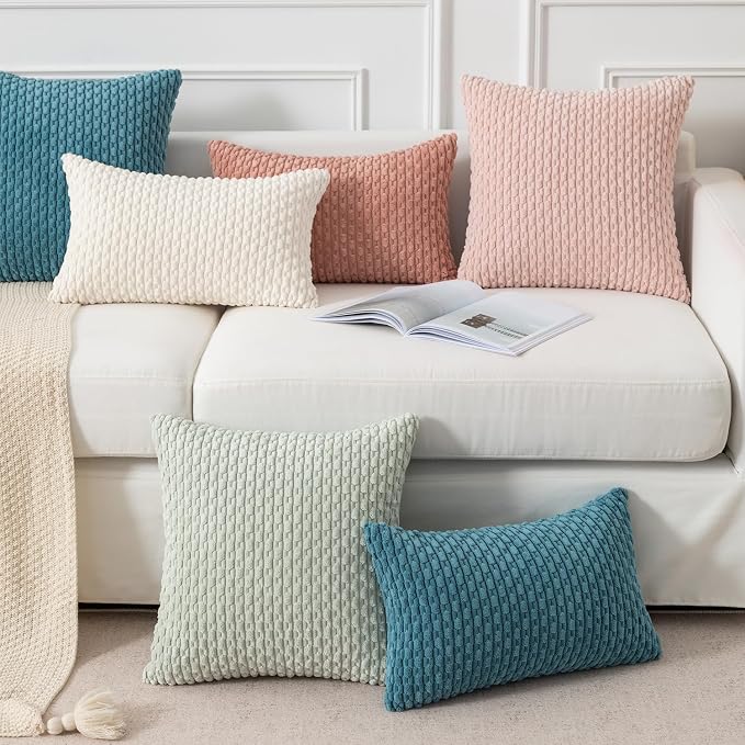 Kevin Textile 12x24 Inch Pillow Cover 1 Pack Boho Decorative Soft Striped - Image 8