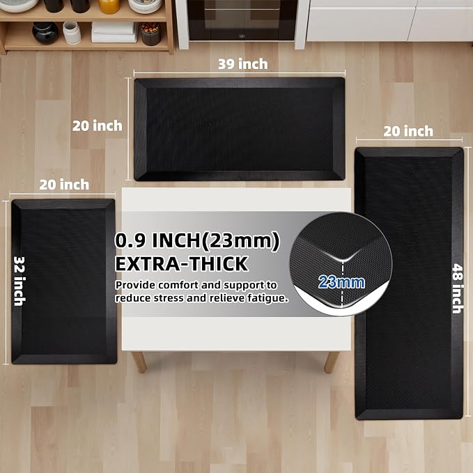 2 PCS Anti Fatigue Kitchen Mats - Image 4