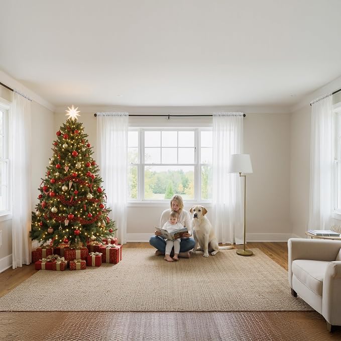 NICETOWN White Sheer Curtains 96 inches Long by NICETOWN