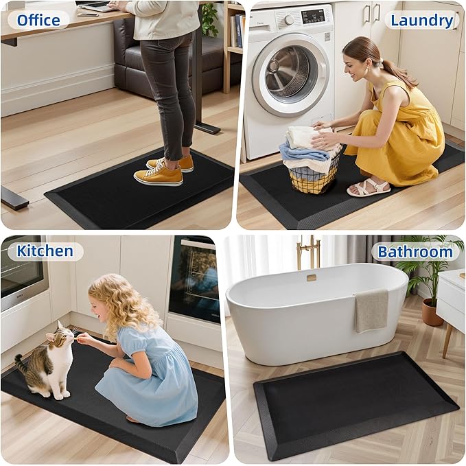 2 PCS Anti Fatigue Kitchen Mats - Image 5