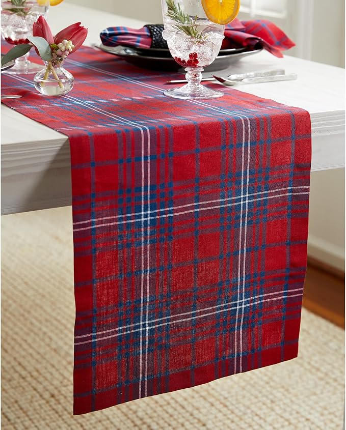 Solino Home Linen Table Runner 120 Inches Long - Image 2