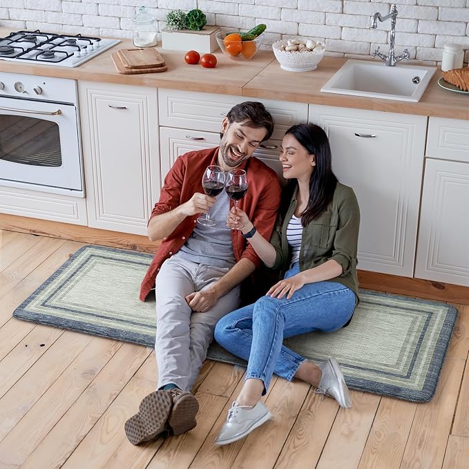 KIMODE Farmhouse Kitchen Runner Rug, 17.3" x 59" Anti Fatigue Kitchen Mats - Image 8