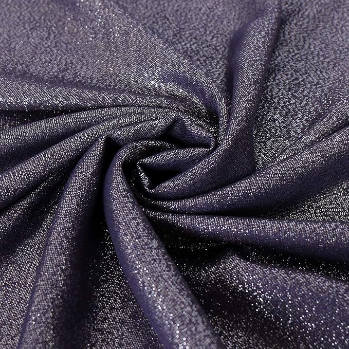 LMVERNA Women's Sparkling Metallic Soft Pashmina Shawls and Wraps Scarf in - Image 6