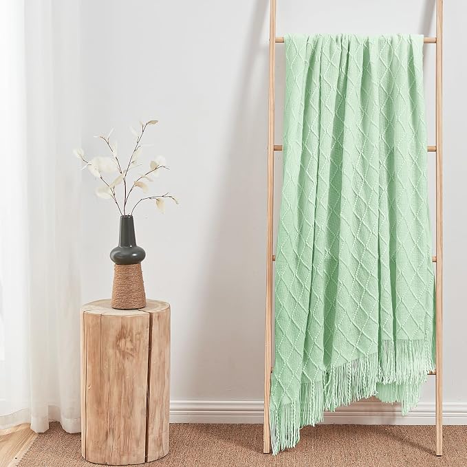inhand Knitted Throw Blanket for Couch and Bed, Soft Living Room Home Decor - Image 6