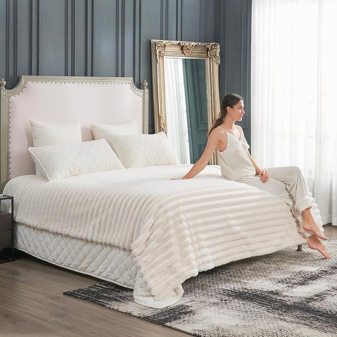 Cozy Bliss Faux Fur Throw Blanket - Image 6