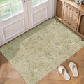 Tangsoo Floral Vintage Rug 2x3 Washable Rug by Tangsoo