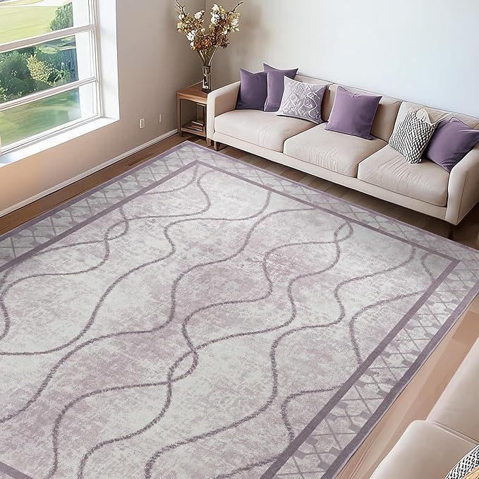 Area Rugs 6x9 Washable Rug, Non-Slip Rugs - Image 4