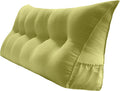 Triangular Reading Bed Rest Pillow Large Bolster Cushion Headboard Backrest by PEACHWELL