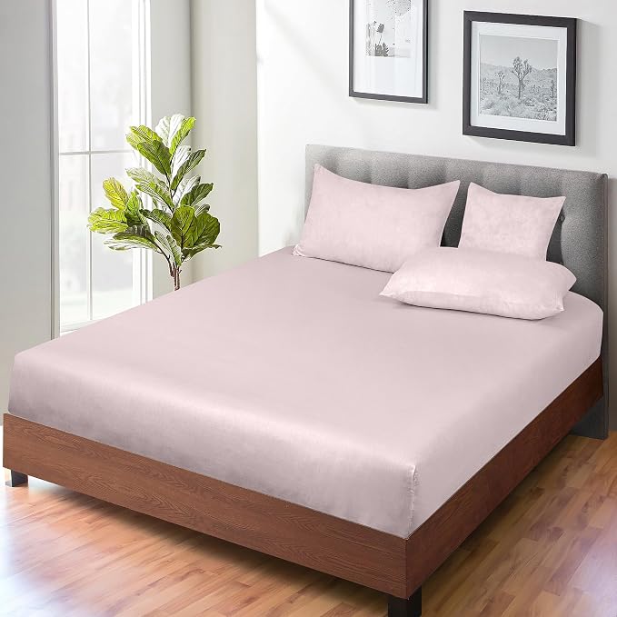 ROYALE LINENS 300 Thread Count 100% Long Staple Combed Cotton Fitted Sheet Queen - Image 8