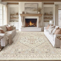 zesthome 8x10 Area Rugs for Living Room, Non-Slip Backing Washable Rugs by Zesthome