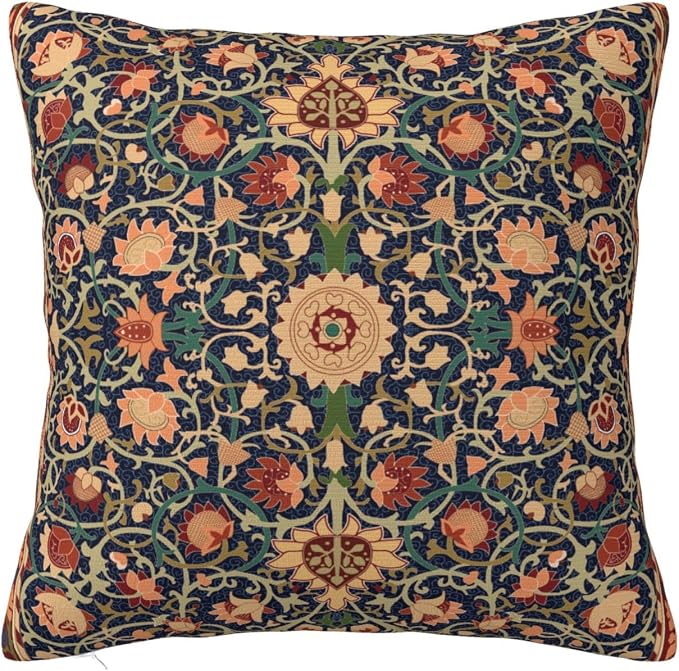 William Morris Vintage Floral 16x16 inches Throw Pillow Covers Cushion Covers by Unknown