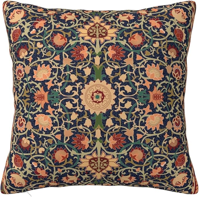 William Morris Vintage Floral 18x18 inches Throw Pillow Covers Cushion Covers by Unknown