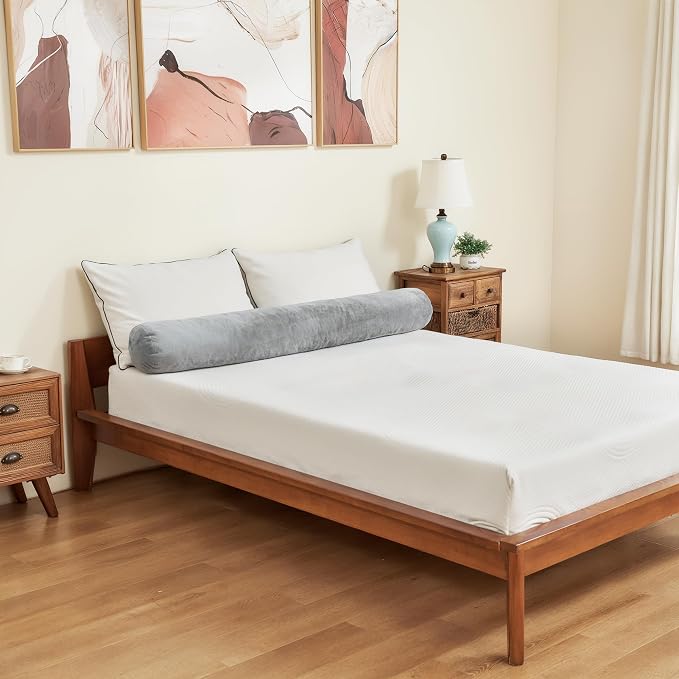 SyMax 7.8"x60" Body Pillow for Queen Bed, Bolster w/Removable Polyester Cover - Image 10