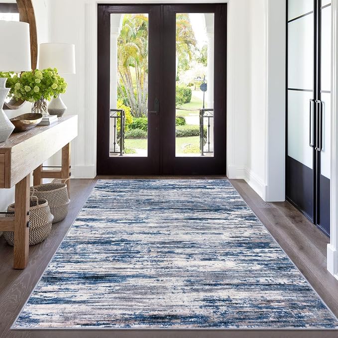 5x7 Modern Abstract Area Rug for Bedroom, Non-Shedding Rugs for Living Room - Image 2
