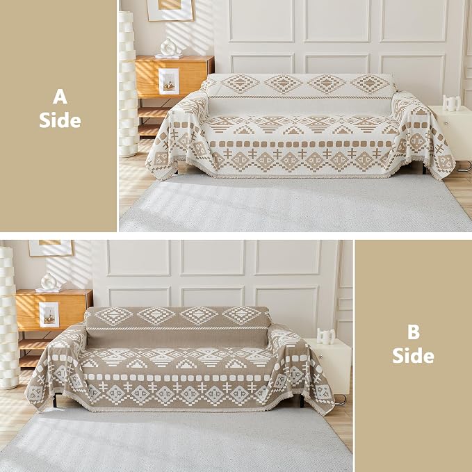 MEETSKY Boho Couch Cover Sofa Covers - Image 6