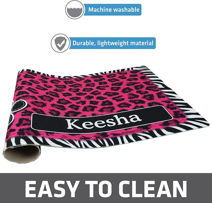 Drymate Personalized Pet Bowl Placemat, Custom Dog & Cat Food Feeding Mat - Image 4