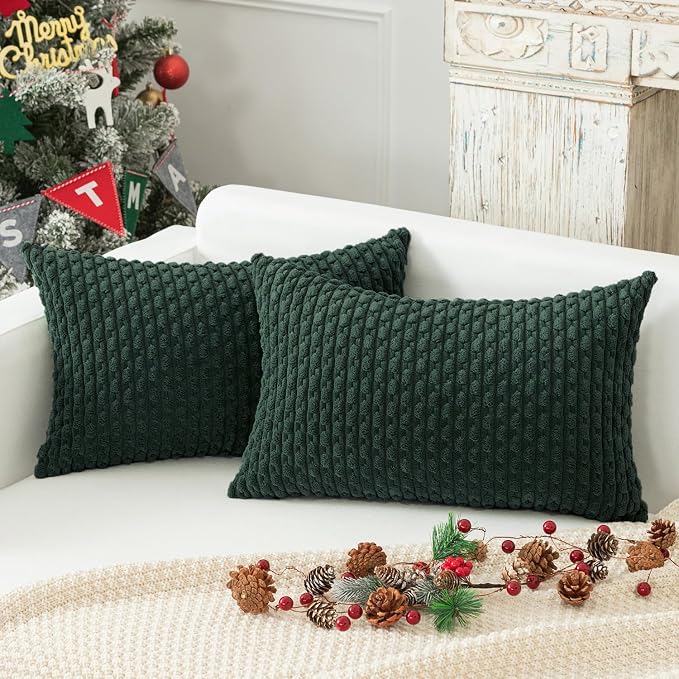 Kevin Textile 12x24 Inch Pillow Cover 1 Pack Boho Christmas Decorative Soft - Image 4