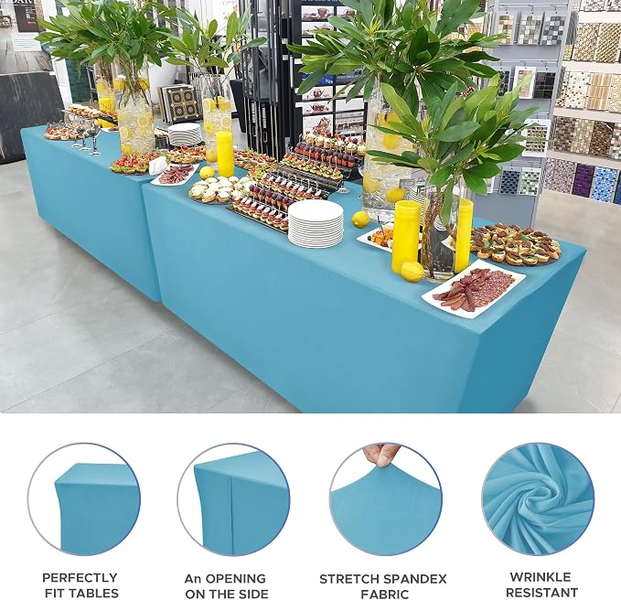 Nasitos Fitted Table Covers Stretch Spandex - Image 3