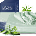 MR&HM California King Fitted Sheet, Ultra-Soft Rayon Derived from Bamboo & by MRHM