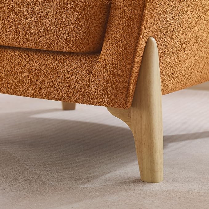 VANOMi Accent Chair 31" Oversized Reading Chair Comfy Upholstered Boucle Lounge - Image 6