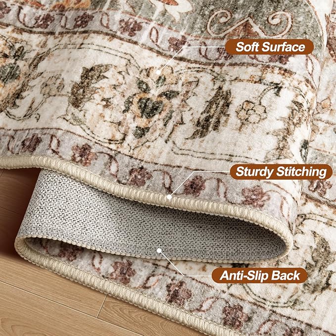 Tangsoo Vintage Rug 2x3 Washable - Image 6