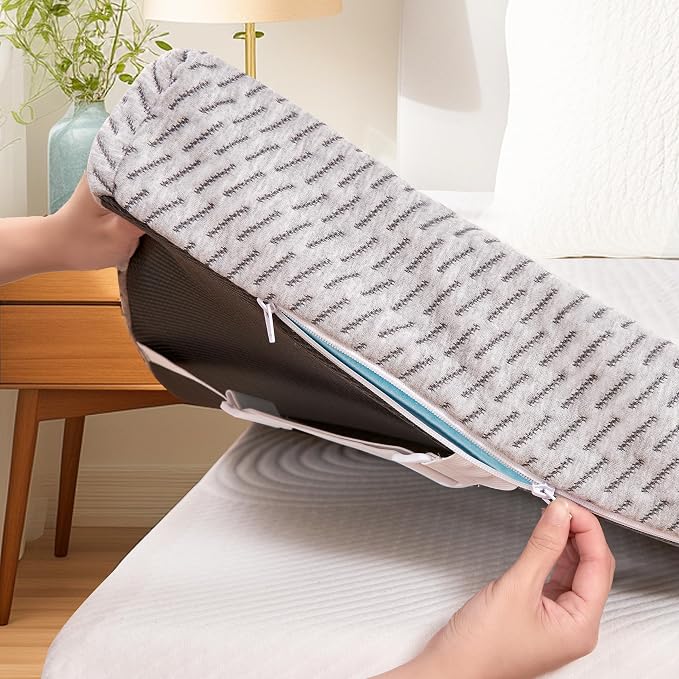 Subrtex Cover for Mattress Topper Queen Size 3 Inch Mattress Topper Protector - Image 5