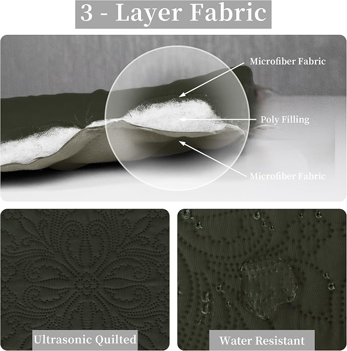 Easy-Going Full/Queen Size Reversible Quilt Set - Image 5