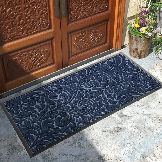 Yimobra Large Door Mat Outside Entrance 47x24, Waterproof Sturdy Outdoor Mats by Yimobra