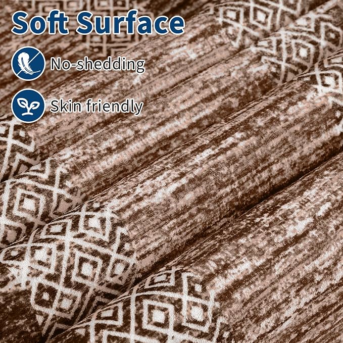 GarveeHome Modern Geometric Rug 4x6 Washable Rug - Image 4
