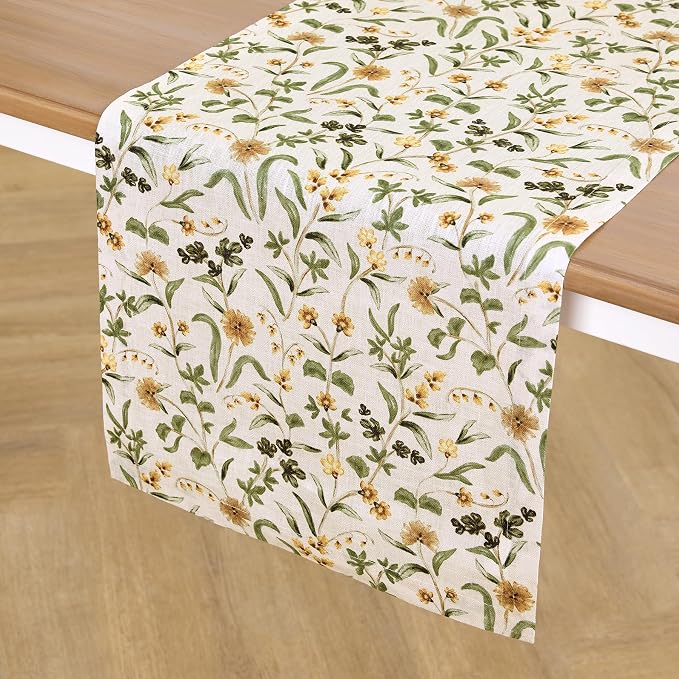 Solino Home 100% Pure Linen Table Runner 72 Inches Long - Image 2