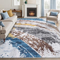 Ciicool Modern Abstract Rug for Living Room, 5x7 Machine Washable Area Rug by CIICOOLHomeDeco
