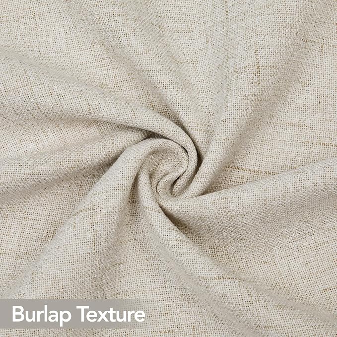 Deconovo Textural Faux Linen Throw Cushion Case Pillow Cover - Image 5