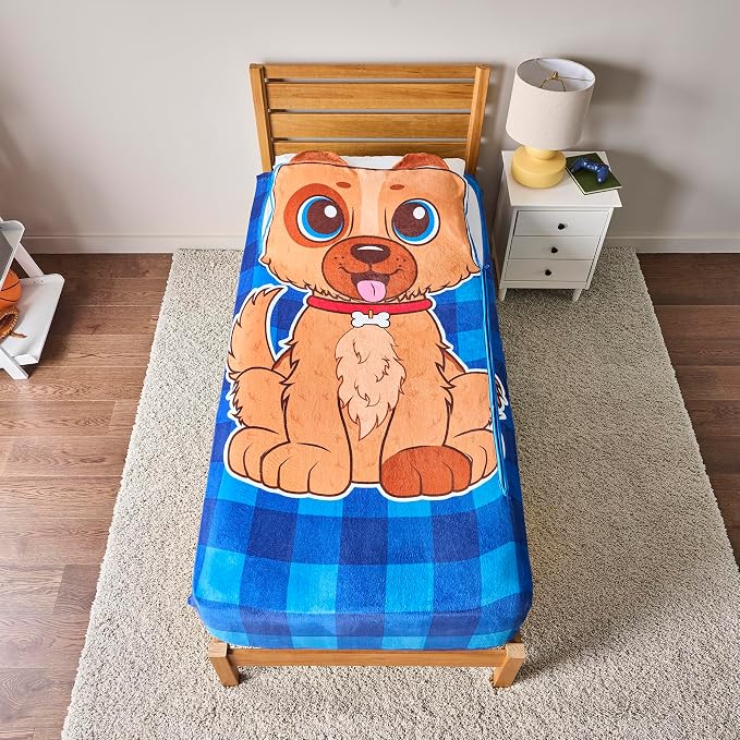 Bleacher Creatures ZippySack Twin Bed Zip-Up Bedding – Super Soft Fleece Fitted - Image 8