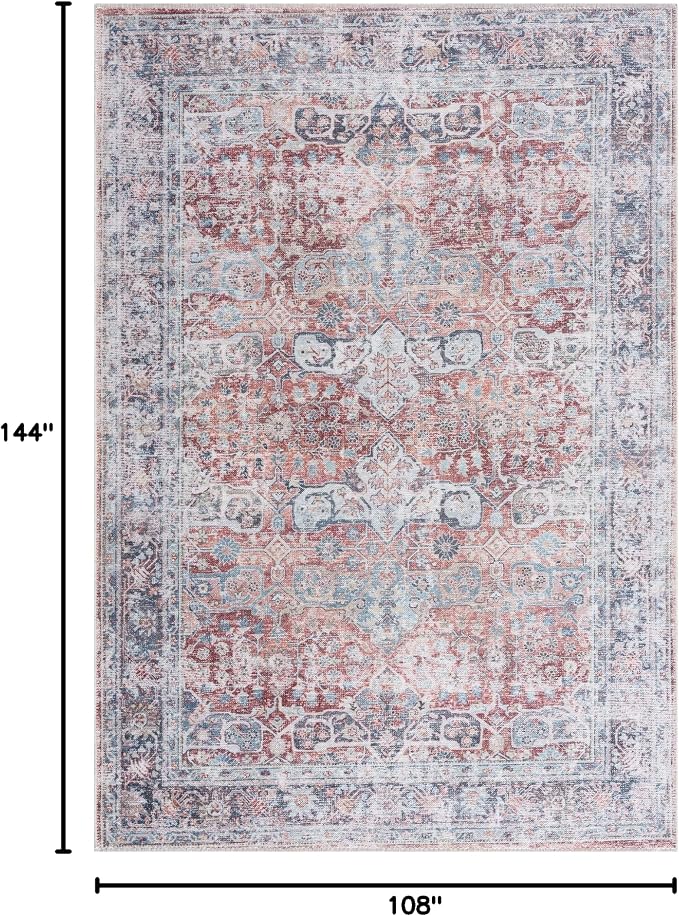 Bloom Rugs Caria Washable Non-Slip 9x12 Rug - Image 2