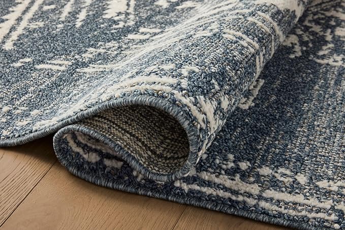 Loloi Magnolia Home by Joanna Gaines Gigi Collection GIG-03 Denim/Ivory 6'-7" x - Image 4