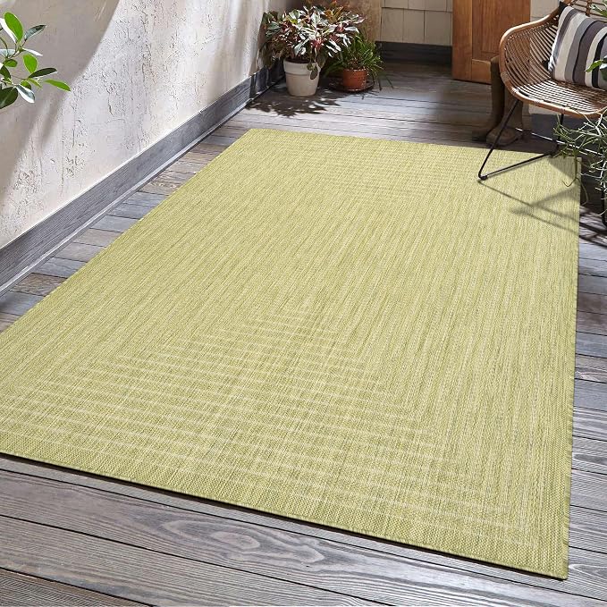 Adiva Rugs Outdoor Indoor Area Rug, Weather Resistant, Stain Resistant Floor Mat - Image 9