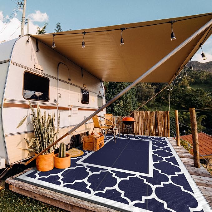 GENIMO 10' x 14' Outdoor Rug Waterproof - Image 4