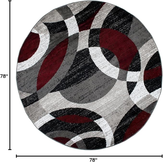 Rugshop Contemporary Abstract Circles Perfect - Image 2