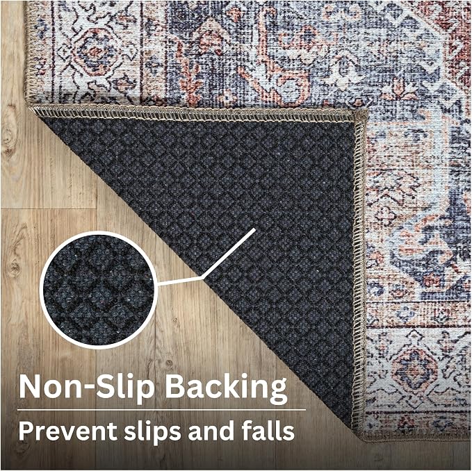 Bloom Rugs Washable Non-Slip 9' x 12' Rug - Image 8