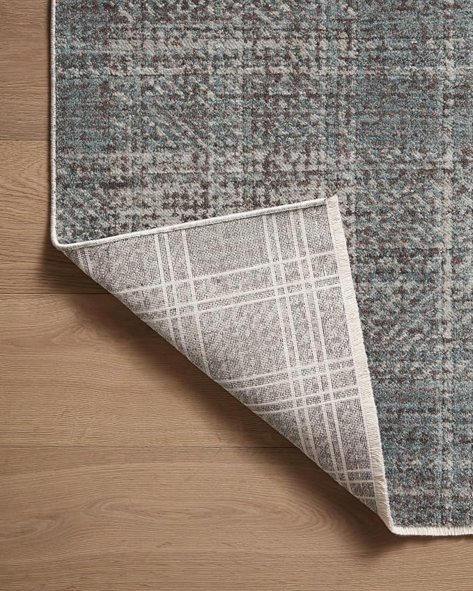 Loloi Angela Rose Ember Collection EMB-09 Denim/Charcoal 2'-7" x 10'-0" Runner - Image 6