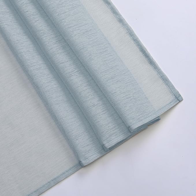 DONREN Sheer Scarf Curtain for Bedroom - Image 6